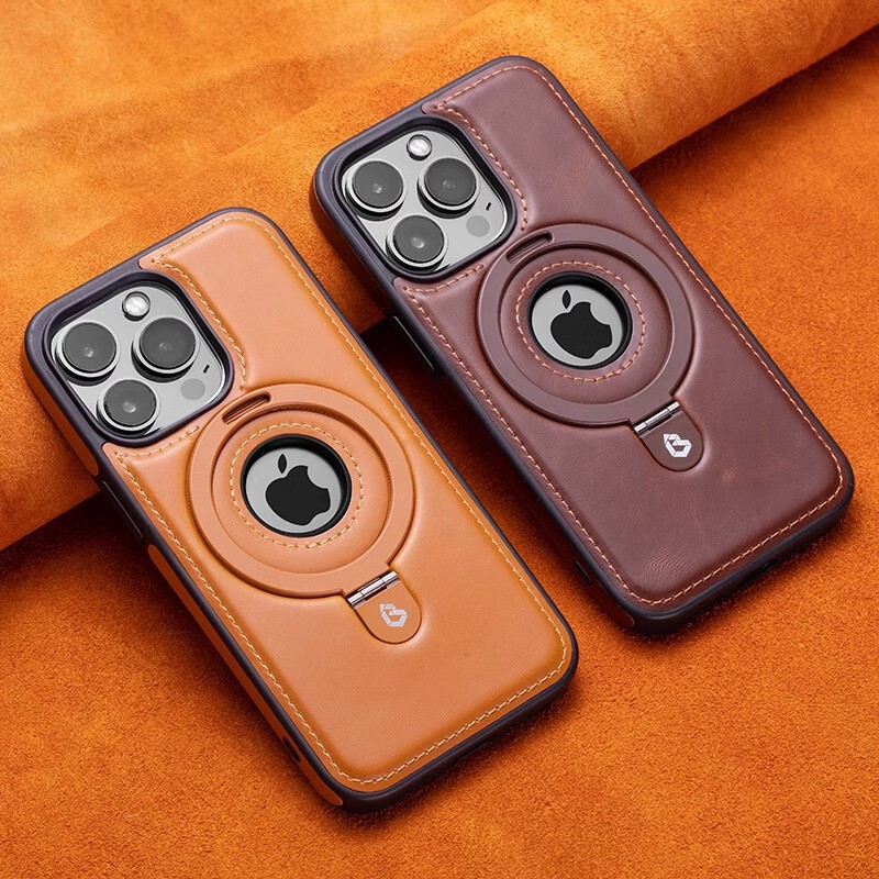 Suitable for Apple 18Promax Magnetic Stand Phone Case, High-End Business Leather Case, Iphone17 Anti-Fall Protective Case Suitable for Apple 18Promax Magnetic Stand Phone Case, High-End Business Leather Case, Iphone17 Anti-Fall Protective Case