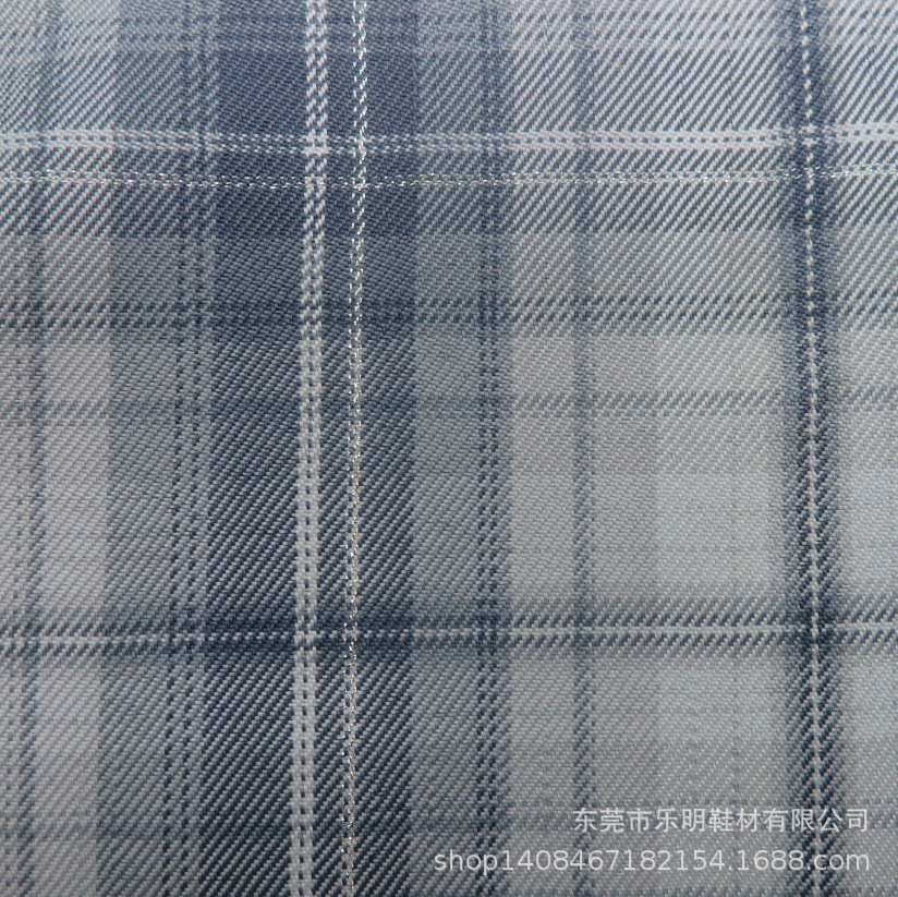 GB1035JK涤纶色织格子适用夏季制服百褶裙鞋子帽子服装布料