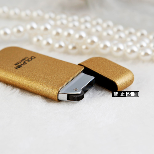 HY076 Dolphin Pearl Machine Slim Metal Grinding Wheel Open Flame Lighter Frosted Creative Smoking Accessories Manufacturer Wholesale