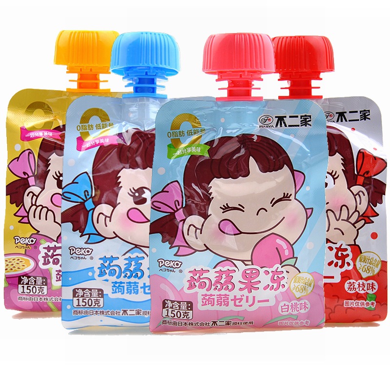 Uniqlo Shiratama Jelly 150g Passion Fruit White Peach Lychee Flavor Sucking Jelly Pudding Children's Snack