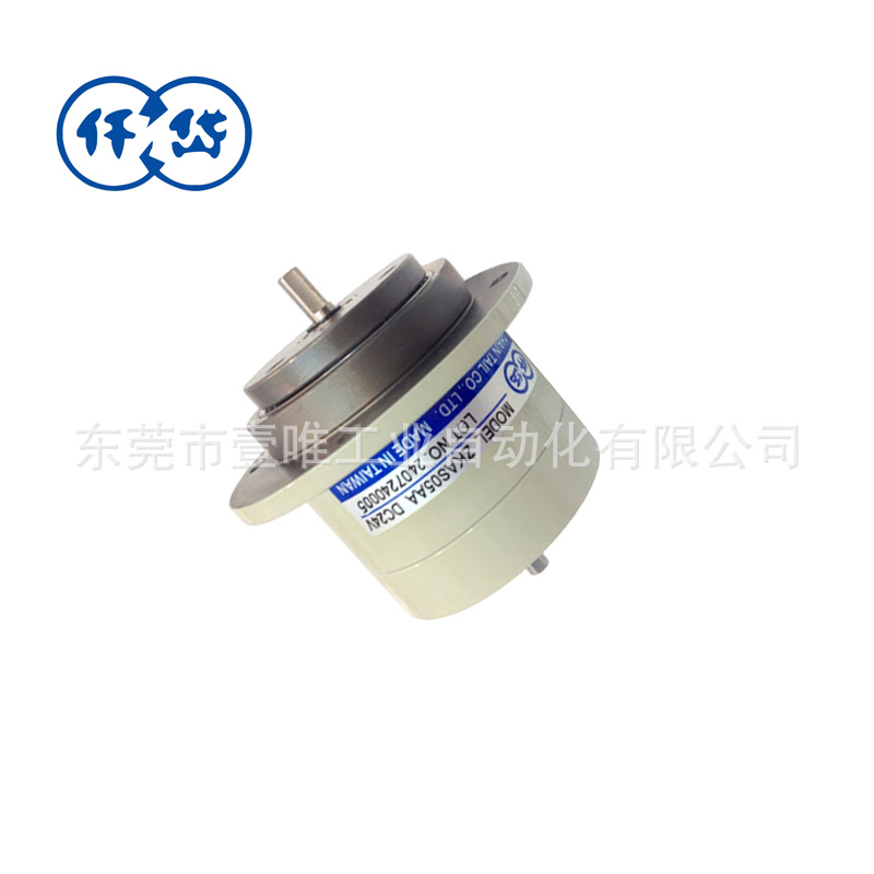 台湾仟岱DC24V贴标机用磁粉式微型长寿命电磁离合器ZKAS05AA