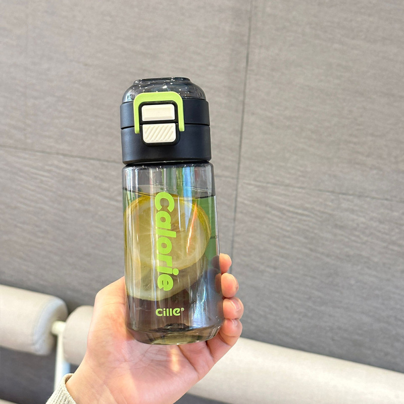 希楽コップ大容量男女学生学校運動水筒携帯耐高温tritanプラスチックストローコップ|undefined