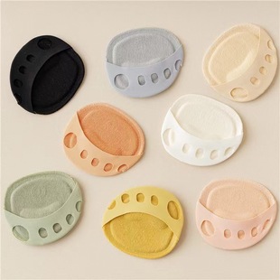 3D Spring and Summer Socks Women's Half Size Pad Ice Silk Thin Insoles Thickened Massage Pocket Pad High Heels Anti-Pain Invisible Socks