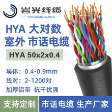 HYA大对数 屏蔽电话线 室外通讯电缆 市内通信电缆 HYA 50x2x0.4