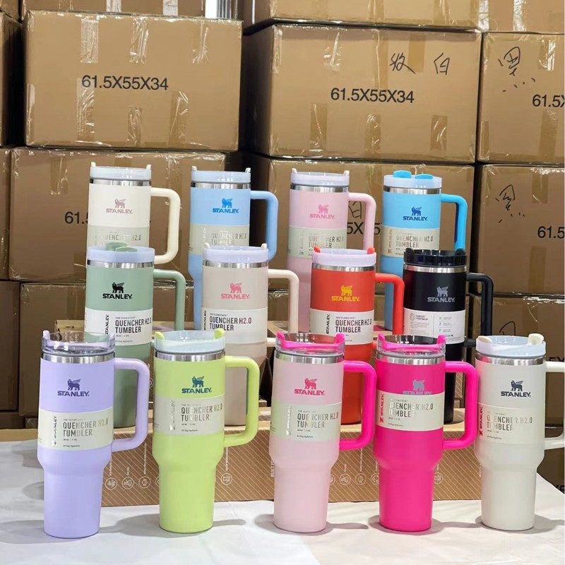 美式爆款现货ebay史丹利stanley2代40OZ大容量不锈钢车载保温水杯|undefined
