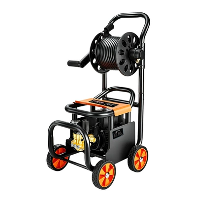 Four-wheel mobile high-pressure car washer, powerful cleaning equipment for commercial car washes, farms, and construction sites (Car washing machine) - 15