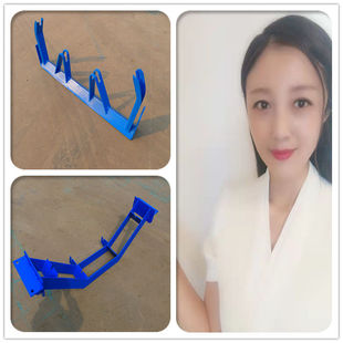 Factory production bandwidth 500 to 2200 belt conveyor self-aligning idler bracket idler group Model 60 to 194mm