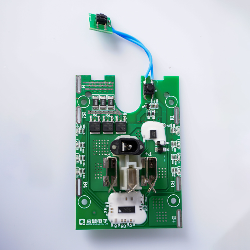 Lámpara bilateral al por mayor, herramientas eléctricas, batería de litio, placa de protección, taladro eléctrico, llave, martillo eléctrico, rectificado angular, tijeras eléctricas de jardín