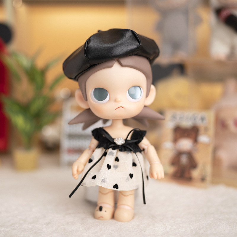 Pomart Zsiga's Dream Place Bjd Doll Clothes Leather Hat Gauze Skirt Jointed Doll Clothes Set for Gazi Sister Dolls