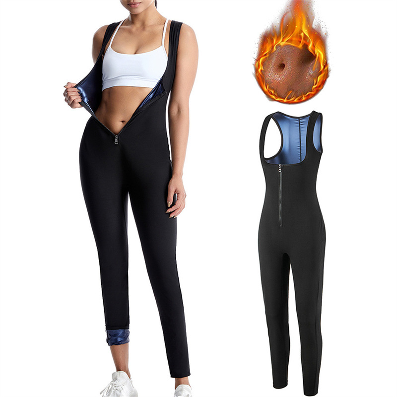 Cross-Border Women's Chest Lift, Abdominal Tightening Sweat Suit, Sports Fitness Shapewear, Waist Lift, Arm Lift, European and American Vest Jumpsuit Cross-Border Women's Chest Lift, Abdominal Tightening Sweat Suit, Sports Fitness Shapewear, Waist Lift, Arm Lift, European and American Vest Jumpsuit