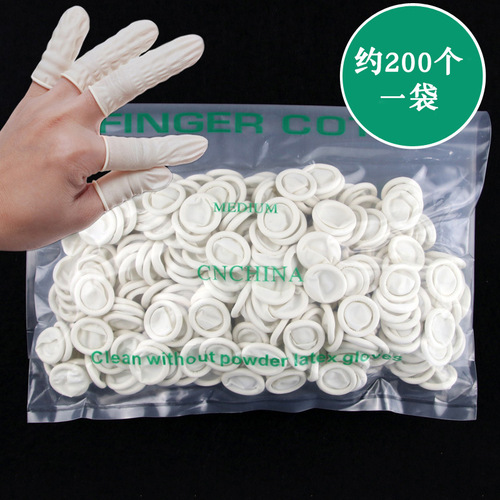 Rubber disposable finger cots, wear-resistant finger cots, non-slip embroidered waterproof wound finger protection protective gloves
