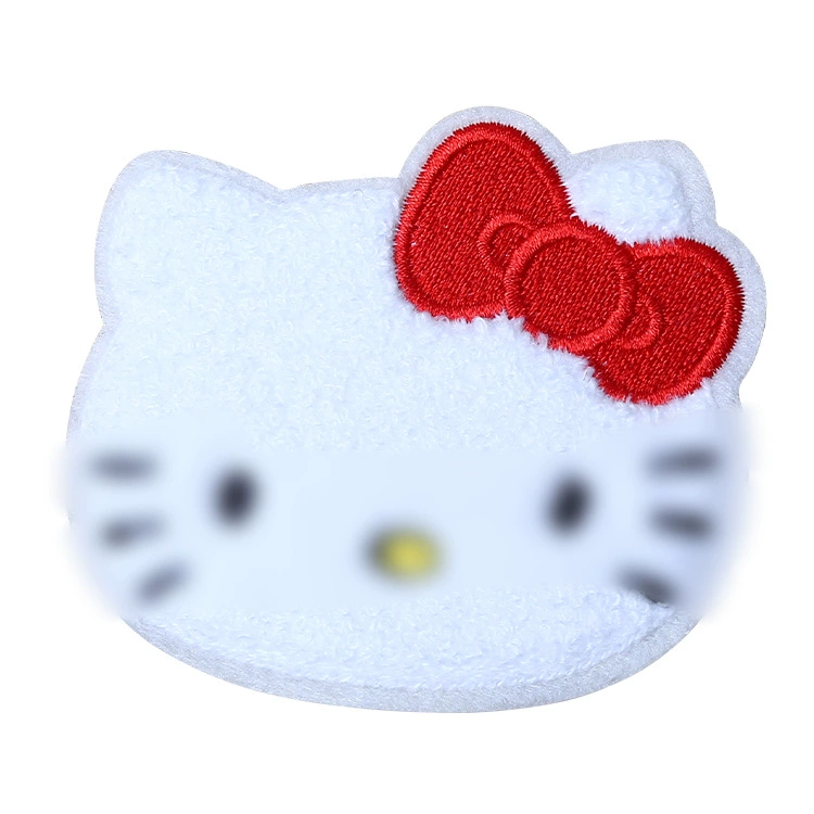 Самоклеящаяся утюжка для одежды аксессуары кот Patch, нашивка, полотенце вышивка багаж Zhang Zai DIY подарок вышивка нашивка