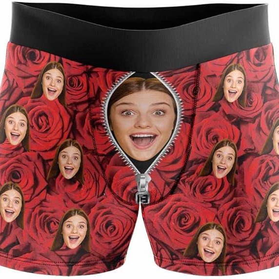 POD a generation of cross-border men's underwear wholesale head face template wholesale flexible to set boxers POD a generation of cross-border men's underwear wholesale head face template wholesale flexible to set boxers