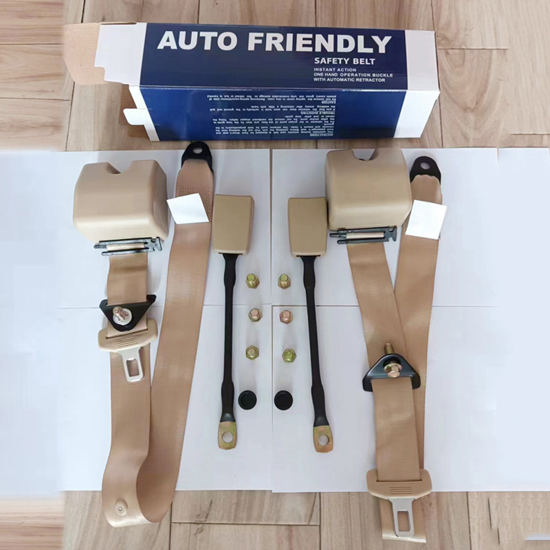 Cross-Border Hot-Selling Automatic Retractable Three-Point Safety Belt for Buses, Trucks, and Passenger Vehicles, Front and Rear Diagonal Shoulder Type with Emergency Lock