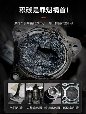 Motor gasoline additive — cleaning gasoline engines in scooters