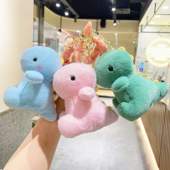 震える音の恐竜のぬいぐるみのぬいぐるみの掛け物の人形の卸売りの屋台のおもちゃのバッグのキーホルダーのぬいぐるみ