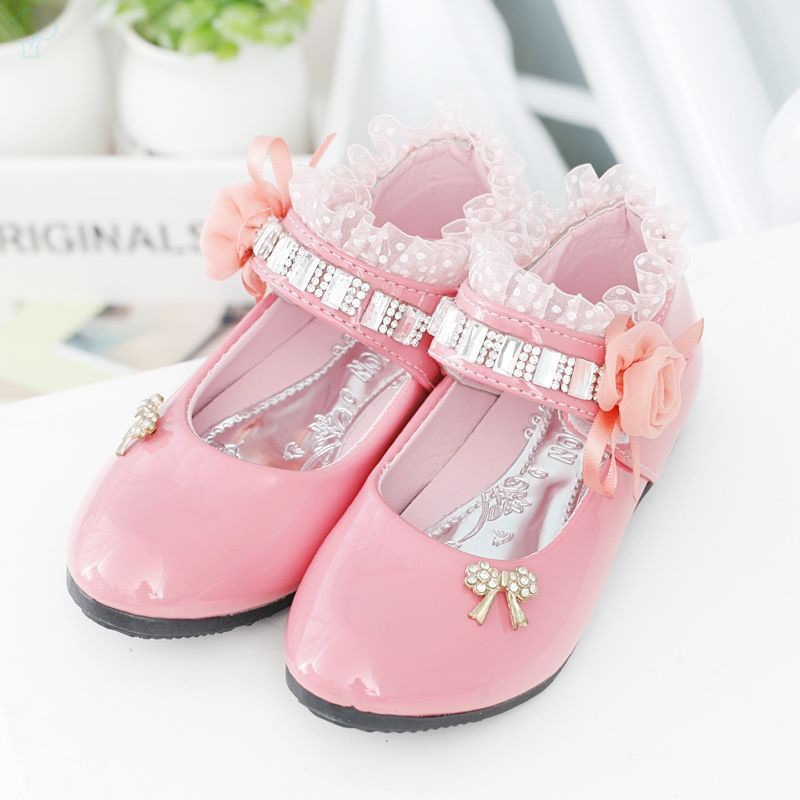 Children's Leather Shoes 2023 Spring Gir...