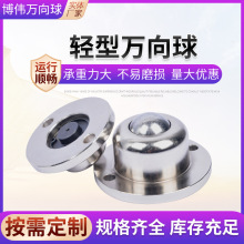 QFC02-50/QFC02-120系列法兰式· 标准型万向球重型重载万向球轮
