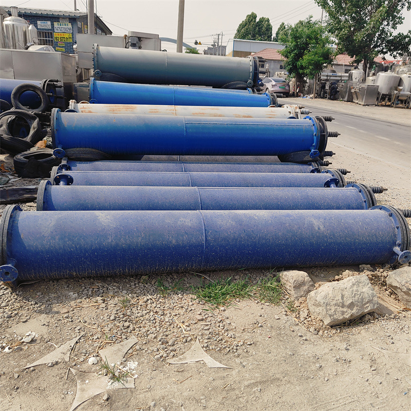 购销二手石墨冷凝器  化工真空冷却设备 二手工业冷凝器