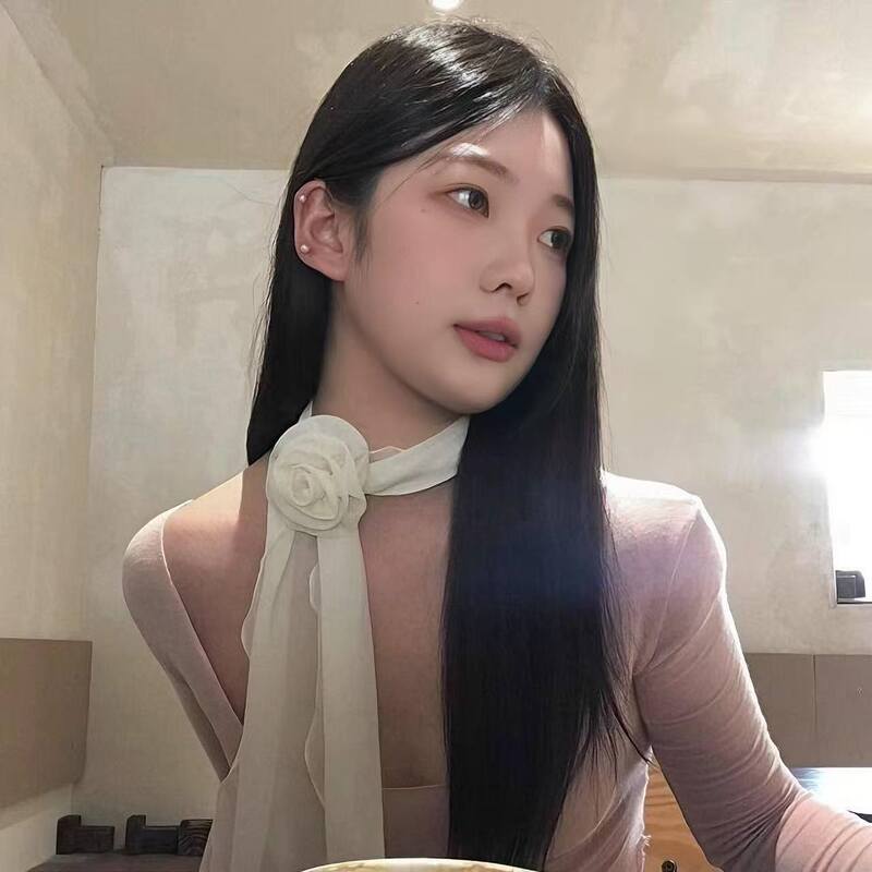 蝴蝶结蕾丝丝带丝巾女新款夏季度假风氛围感颈带装饰发带发绳|undefined