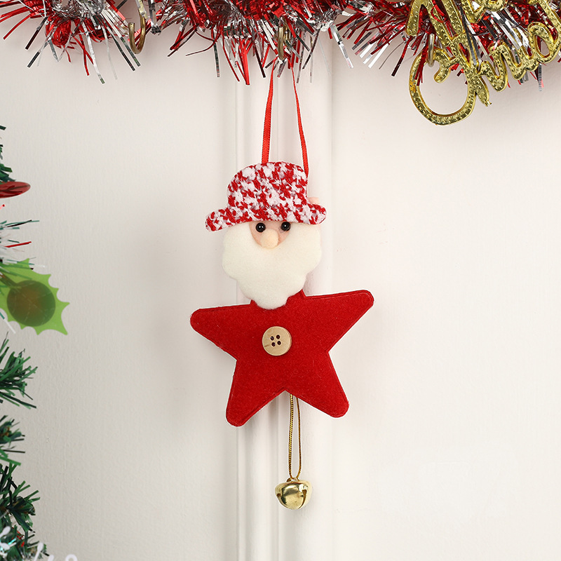 クロスボーダークリスマスペンダントクリスマスツリーペンダント装飾品サンタクロースベルペンダント装飾品卸売り|undefined