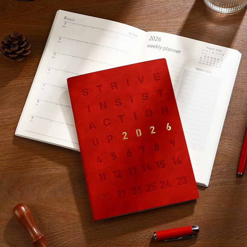 Planificador semanal y diario de comercio exterior 2026, modelo nuevo 2026, para planificación de comercio transfronterizo.