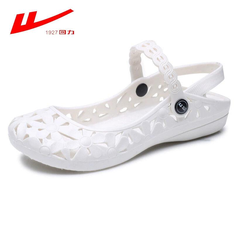 Опустошенные сандалии женские медсестры туфли на плоской подошве маленькие белые туфли