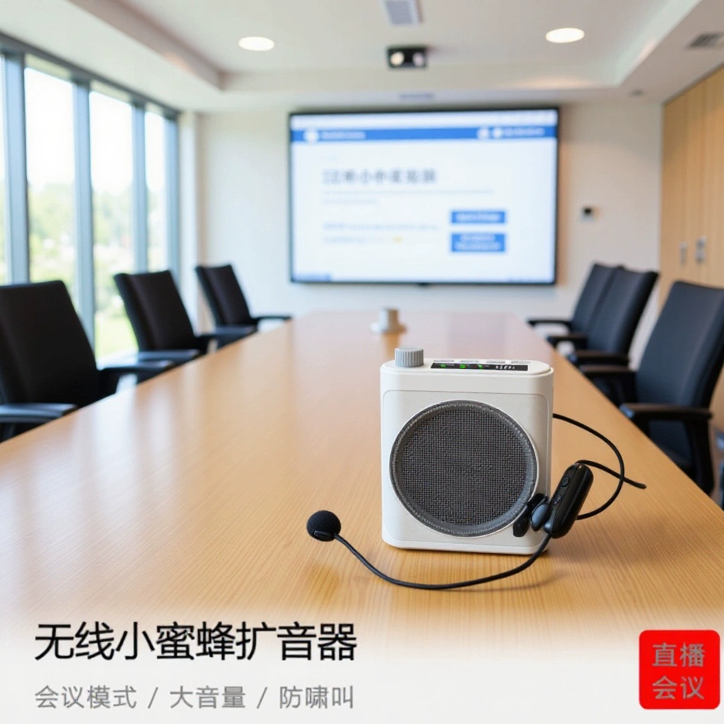 Новая модель 2025 года: беспроводной усилитель для гарнитуры с поддержкой режима конференций, высокой громкостью, защитой от обратной связи, напрямую от производителя.