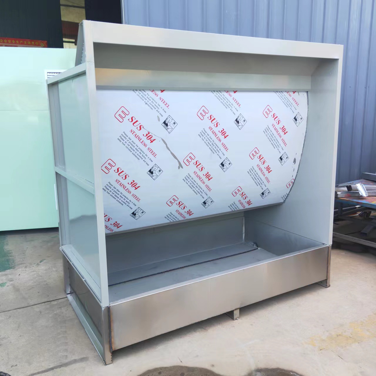 Gabinete de purificación de cortina de agua de acero inoxidable, para cabina de pintura, tratamiento de gases, pequeño, ambiental, al por mayor