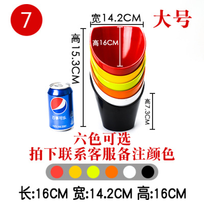 플랫 헤드 배럴 대형 컬러 단일 노트