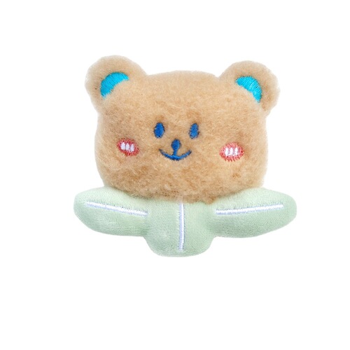 Creative Cartoon Plush Doll Brooch Cute Blush Bear Bunny Puppy Bag Scarf Mobile Phone Case DIY Doll