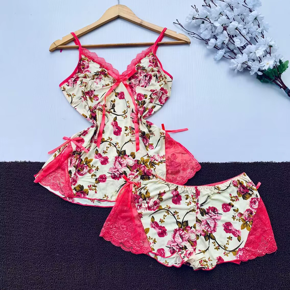 Sexy pijama, set, lifting effect