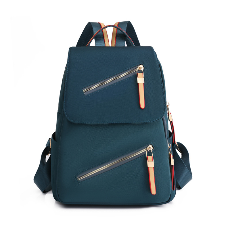 Comercio exterior al por mayor 2023 nuevo estilo casual damas Oxford mochila moda contraste color simple viaje mochila para computadora