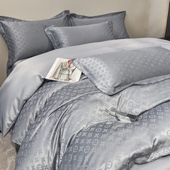 Light Luxury Satin Jacquard Four-Piece Set | Washed Real Silk, Silky-Soft Duvet Cover & Fitted Sheet | Nantong Home Textiles – Wholesale Price