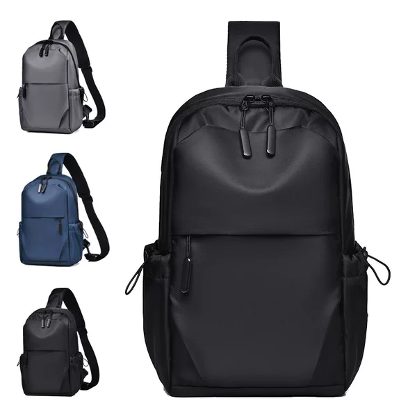 New Chest Bag Men's Lightweight Shoulder Bag Casual Small Backpack Multifunctional Crossbody Bag Large Capacity Shoulder Chest Bag