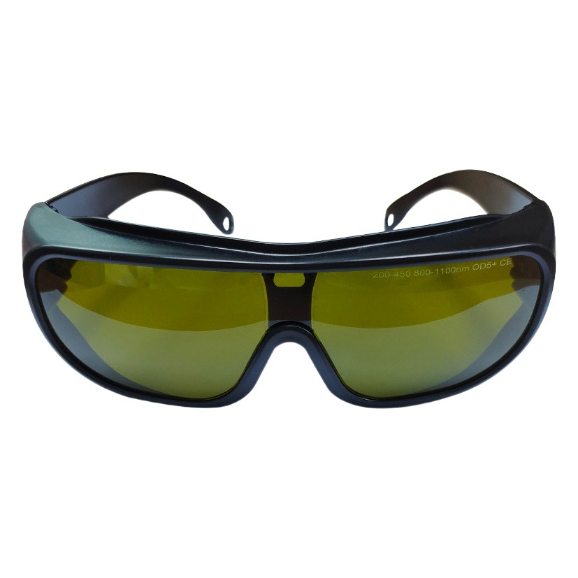 Gafas de fibra óptica máquina de marcado de soldadura anti-luz infrarroja púrpura 200-450 800-1110nm gafas láser image 1