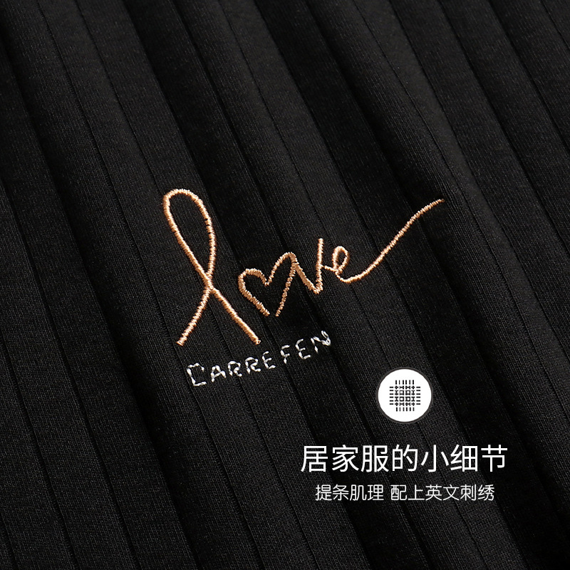 Pijamas de las mujeres primavera y otoño 100% algodón manga larga verano Delgado homewear más tamaño traje