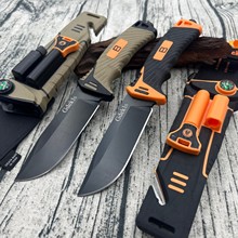 贝尔BG户外野营水果刀随身便捷尼龙注塑手柄折刀户外野营露营刀具