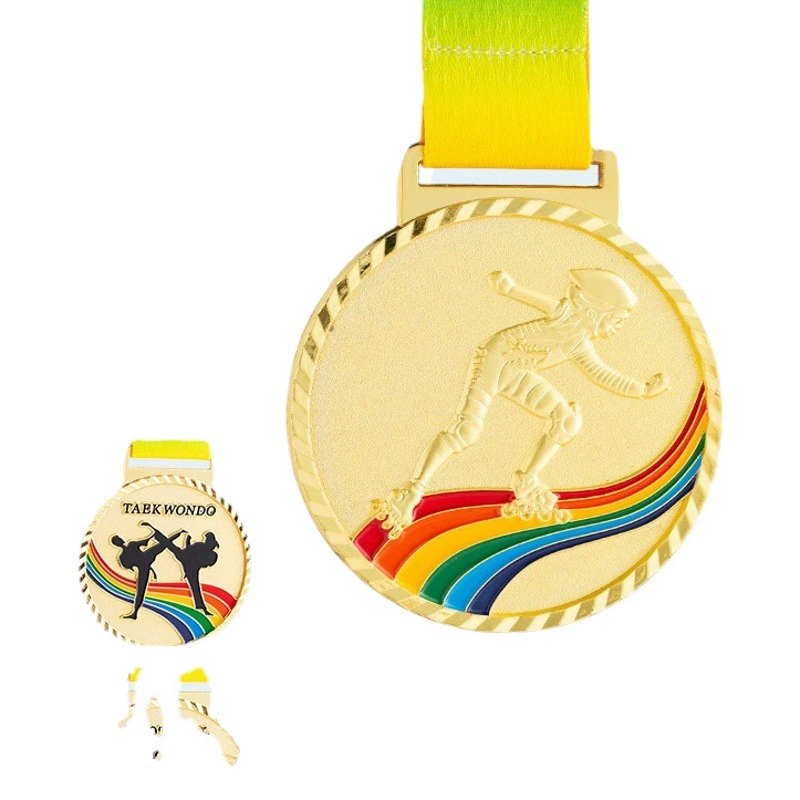 Металлическая медаль Индивидуальный марафонский шкив Баскетбол Бадминтон Медаль Индивидуальный детский Мемориальный листинг Производство