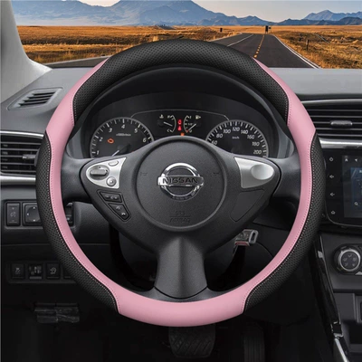 Steering wheel cover – Wheel Covers for 14Th Generation Sylphy - round-special-peach-pink-all-season-style-standard