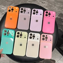 肤感大视窗玻璃iPhone14/13适用12苹果17/16/15PROMAX手机壳防摔