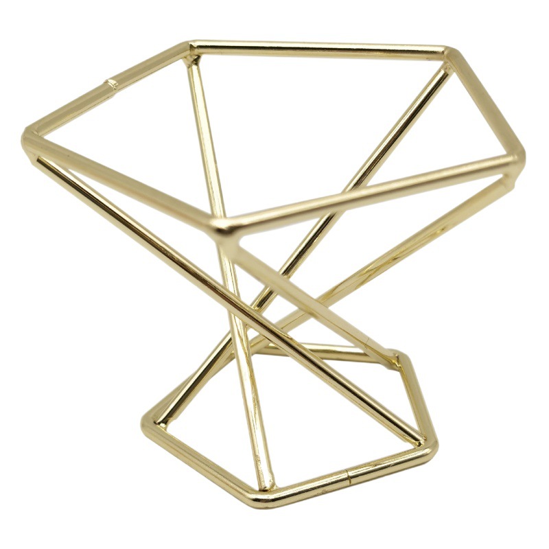 Fábrica al por mayor de metal estrella diamante belleza huevo puff rack maquillaje huevo maquillaje puff esponja huevo estante de almacenamiento bandeja de huevos