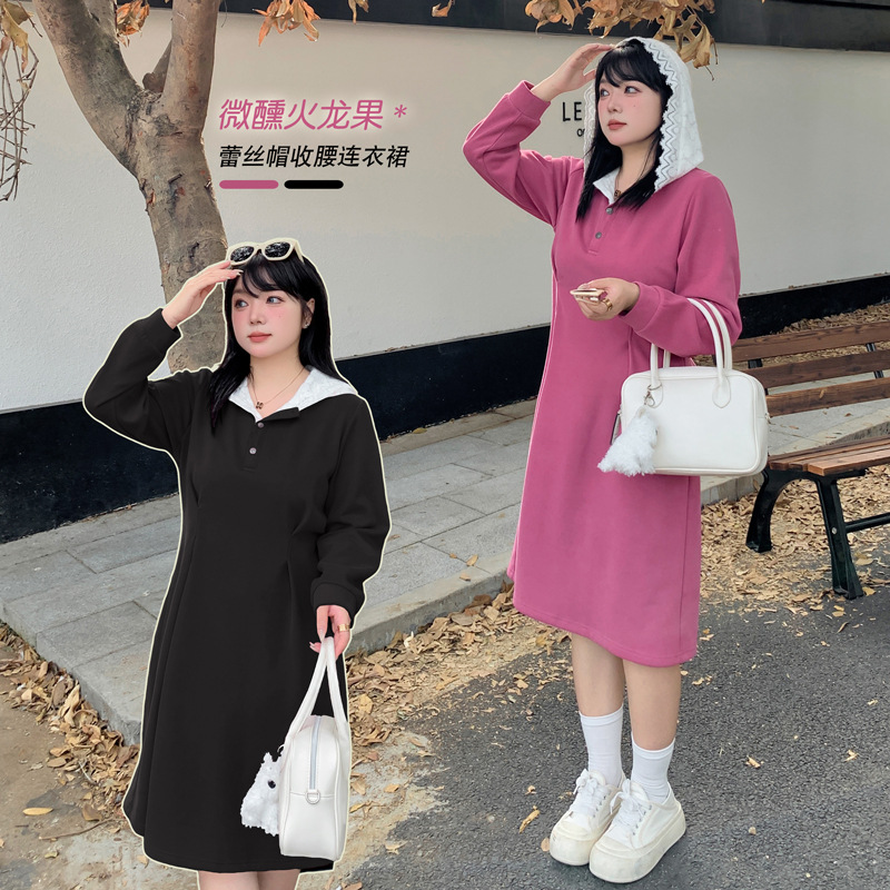 裏起毛 冬  XL-4XL 大きいサイズ ワンピース 裏起毛 冬  XL-4XL 大きいサイズ ワンピース