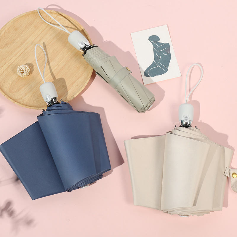 外贸爆品自动太阳伞批发防紫外线遮阳防晒伞晴雨两用折叠广告雨伞