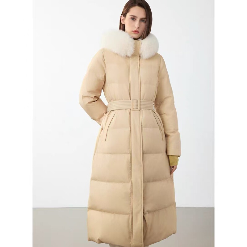 Langyu Ziyun Holdobagi Goose down Fox Fur Collar Jacket Women's 2025 Winter New Thickeneded Long down Jacket
