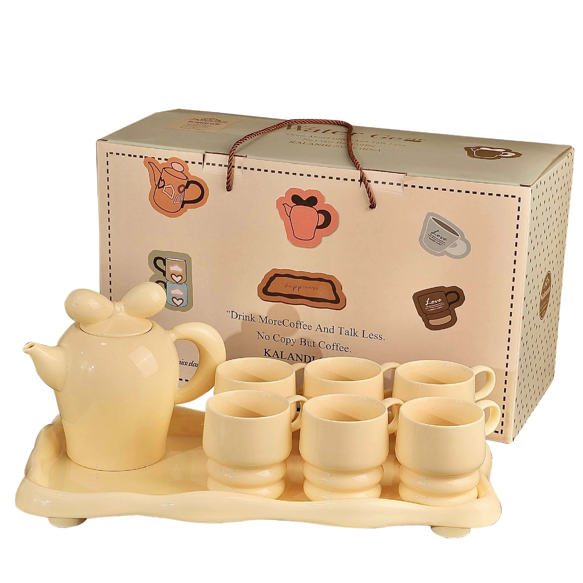 High-end afternoon tea for bride, tea set, wedding gift