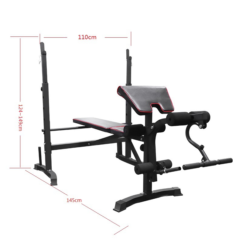 Suministro directo de fábrica Banco prensa soporte interior bíceps abdominal entrenamiento Banco prensa peso Banco mancuernas equipo de fitness