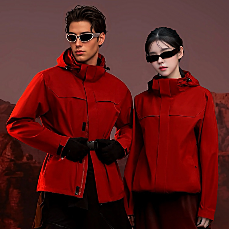 Tuolu Gb32614 Jacket Women's Three-In-One National Standard Outdoor Windproof and Waterproof Mountaineering Jacket Men's Jacket Customized Tuolu Gb32614 Jacket Women's Three-In-One National Standard Outdoor Windproof and Waterproof Mountaineering Jacket Men's Jacket Customized