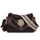 Women's bag 2022 Korean style new simple shoulder messenger bag first layer cowhide wide shoulder strap online red Fashion Bag live broadcast