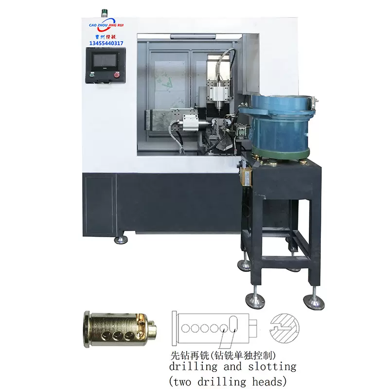 JRZ-68自动锁芯冲毛刺机 造锁设备 制锁设备 造锁机器 五金加工设